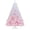 Pink &White, variant on 8 ft Artificial Christmas Tree with 1774 PVC Branch Tips, Gradient Snow‑Flocked Hinged Xmas Tree for Holiday Decoration, White‑Pink