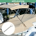 thumbnail image 5 of 1-Pack Quick Release Pins, 8mm Dia., 105mm Usage Bimini Top Pin, 120mm Total for Industrial/Marine, 5 of 6