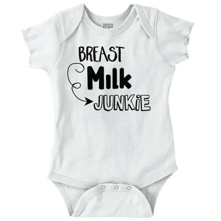 

Brisco Brands Breast Milk Junkie Breastfeeding Unisex Baby Bodysuits