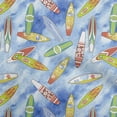 thumbnail image 1 of oneOone Rayon Medium Blue Fabric Beach Craft Projects Decor Fabric Printed By The Yard 56 Inch Wide, 1 of 4