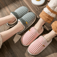 thumbnail image 4 of CHICVOMEY Comfy House Slippers for Women Slippers Corduroy Bedroom Shoes Memory Foam Soft Slippers Indoor& Outdoor Trendy Gift Slippers, 4 of 6