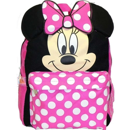 Disney by Minnie Mouse Unisex Small Backpack, Black, 1-Piece
