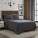 thumbnail image 1 of Sábanas de franela Sweet Home Collection Queen Grey 100% algodón, 1 of 3