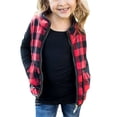 thumbnail image 2 of Children Plaid Pattern Vest Wear Sleeveless Casual Girl's Jacket, 2 of 5