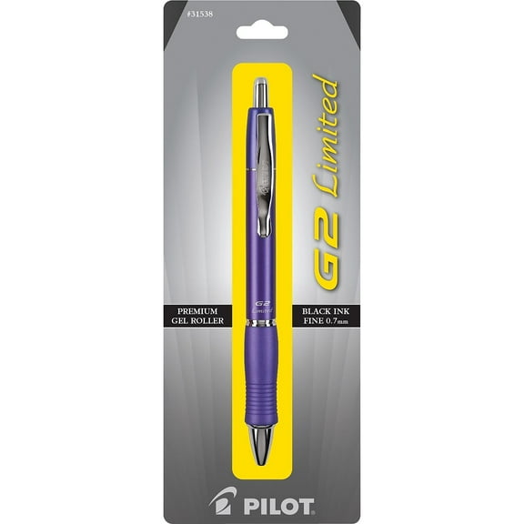 Pilot G2 Limited Gel Pen Fine Point Black Ink 31538