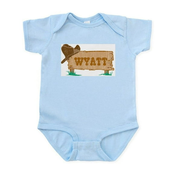 CafePress - Wyatt Western Infant Bodysuit - Baby Light Bodysuit, Size Newborn - 24 Months
