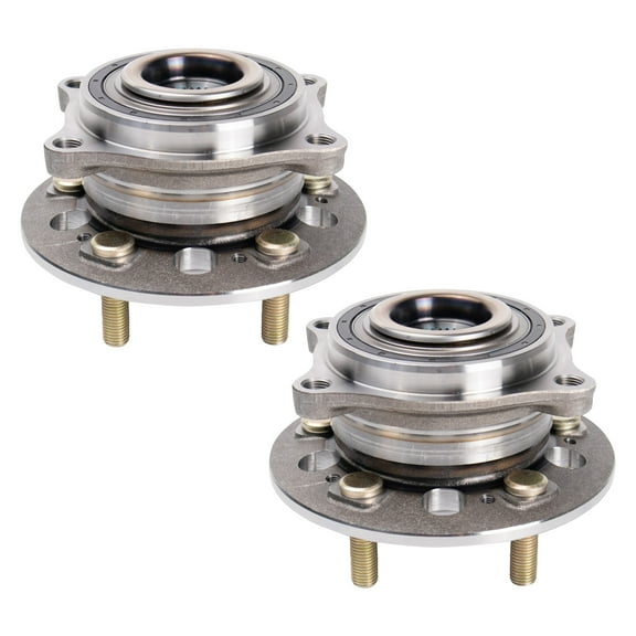 TRQ Front Wheel Bearing & Hub Assembly Set Fits 2018-2019 Genesis G80 17-19 G90 BHA31364