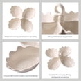 thumbnail image 3 of Better Homes & Gardens Figural 4-Leaf 4 oz Cream Stoneware Sectional Serving Bowl, 3 of 10