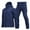Blue, variant on JURANMO Mens Tactical Clothing Set Military Zip Up Hooded Jacket and Ripstop Combat Pants Matching 2 Piece Sets Outdoor Sports Snowsuits with Pockets Limited Time Deals of The Day Army Green XL