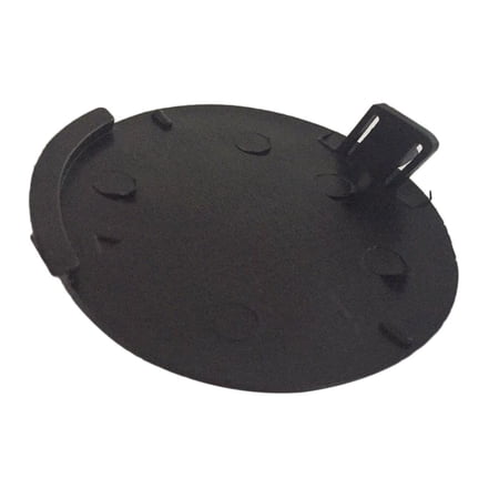 Front Bumper Tow Hook Cover For Ford Fiesta 5V - Replacement Cap, Gray Plastic