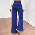 thumbnail image 5 of Womens Workout Comfy Leggings No Front Seam Straight Leggings Low Waist Gym Yoga Pants S, 5 of 7