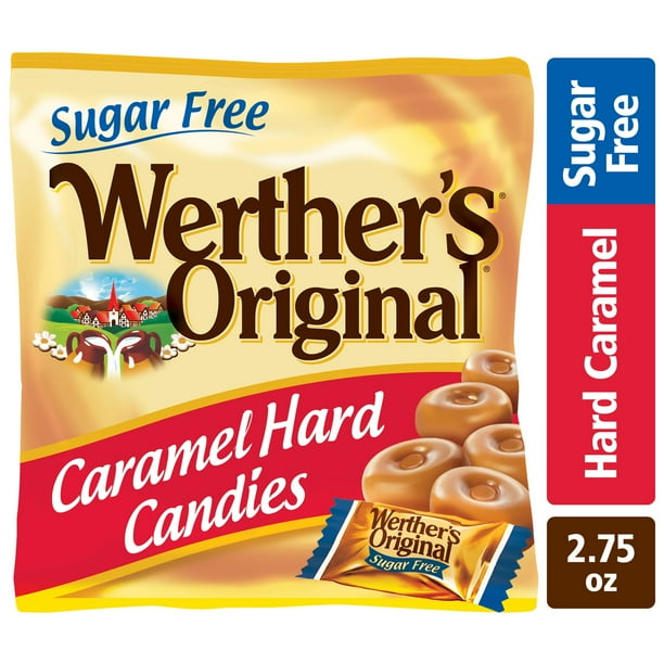 Werthers Original Hard Sugar Free Caramel Candy, 2.75 Oz