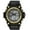 Black/Gold, variant on 54mm Men's Military Alarm Army Water Resistant Sport Women Digital Quartz Watch (Black/Gold)