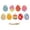 A, variant on Beautynvta 9 Pcs Easter Egg Ornaments, Colorful Paper Egg Pendants with Rope for Easy Hanging, Lightweight Tree Decorations for Spring, Wreaths and Holiday Party Displays