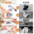 thumbnail image 3 of Protectores para patas de silla BAIPOK, 16 piezas, transparentes, talla extra pequeña, 3 of 7