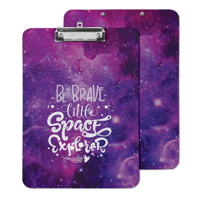 Inkdotpot Dry Erase Double Sided Dry Erase Double Sided Clipboard Letter Size Printed Paperboard Clipboard w/Low Profile Clip 9X12.5 With Free Marker & Duster