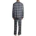 thumbnail image 6 of Hanes Men's and Big Men’s 100% Cotton Flannel Pajama Set, 2-Piece, Sizes S-5XL, 6 of 7