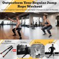 thumbnail image 6 of Ropeless Battle Rope with Adjustable Weights, Easy-to-Carry Silent Fitness Tool for Total-Body Sculpting, Cardio & Fat Burn, Home Gym Strength Equipment for Core, Arms and Glutes - Black, 6 of 8