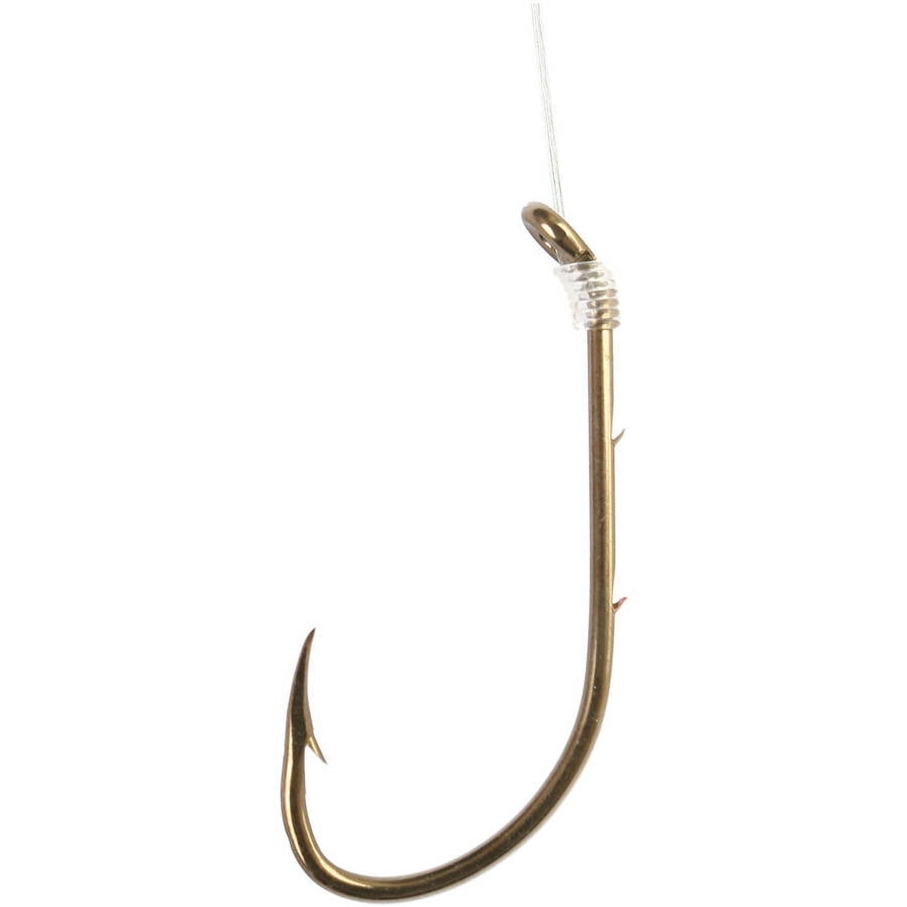(3 pack) Lazer Sharp L739H-1 Lazer Sharp 6" Super Snell, Bronze, Size 1 Hook