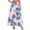 A Hot Pink, variant on Womens Dresses Plus Size Ndbuld Womens Summer Fashion Printed Elastic Waist Drawstring Double Pocket Skirt A-line Half Length Skirt Green XXL