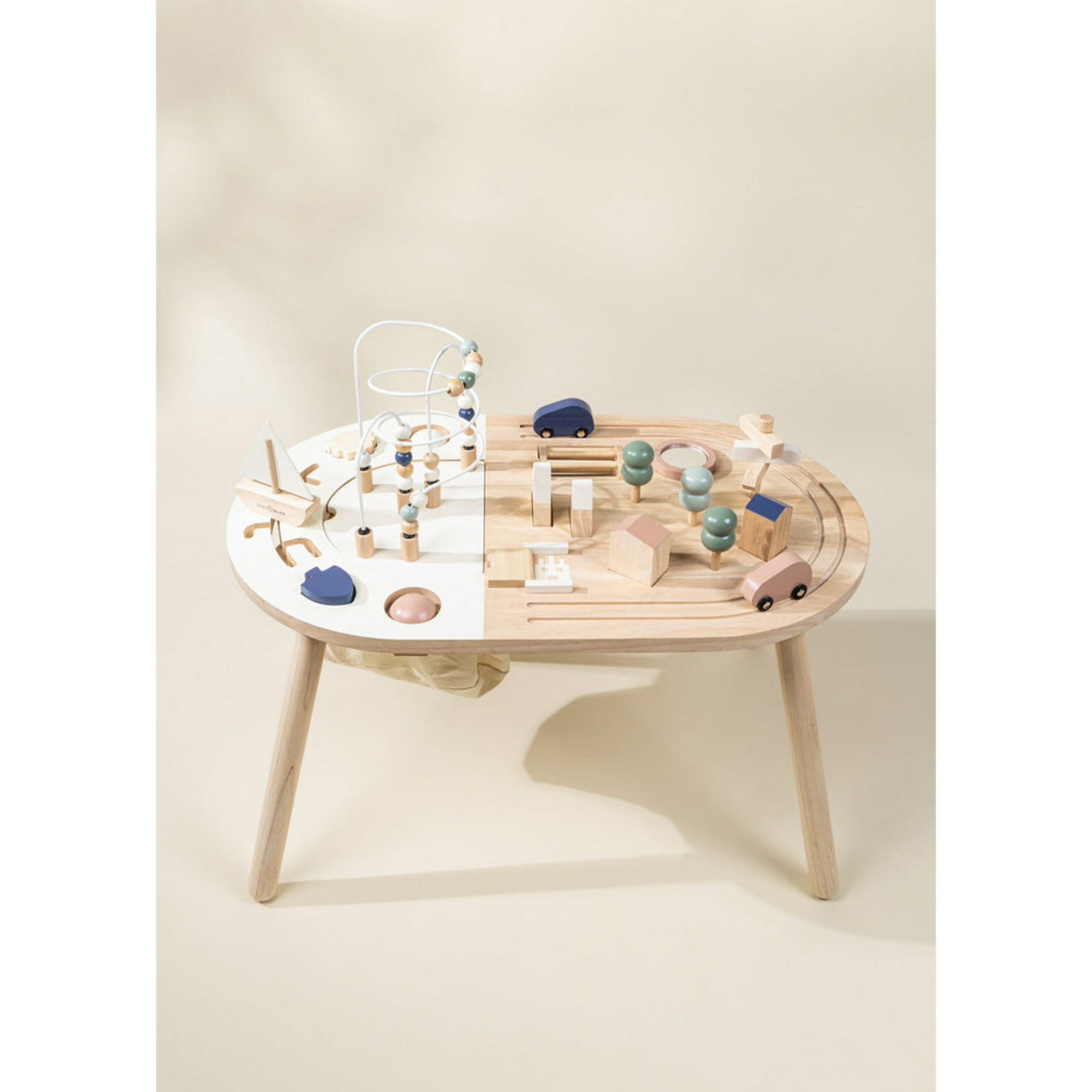 Mastermind Toys Kids Coco Village Wooden Activity Table Toy