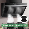 thumbnail image 4 of tamizeot Effective Charcoal Filter For Ciarra Range Hood 175 Mm Diameter With Odour And Filtration Vissani Range Hood, 4 of 6