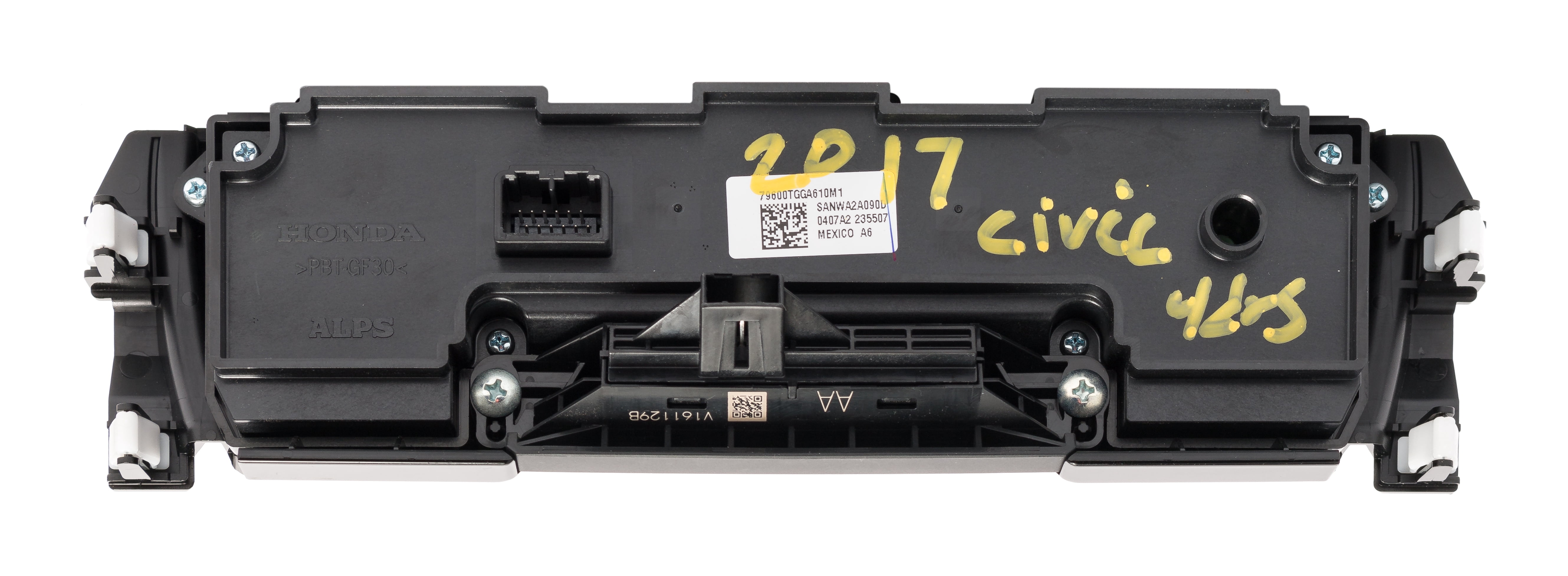 Restored 2017-2018 Honda Civic Temperature Climate Control Panel Module 79600-TGG-A610-M1 (Refurbished)
