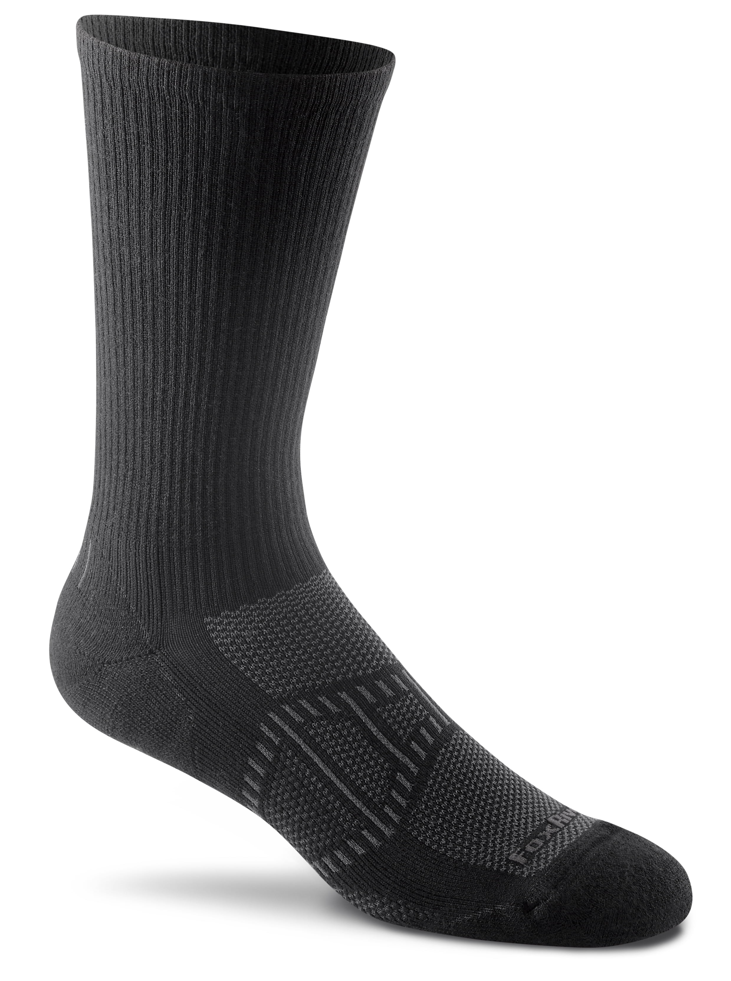 Fox River Fox River Adult Verso Lightweight Crew Socks, M, Black