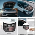 thumbnail image 4 of Yuyamidu 250 Years American Flag Car Hood Cover Wrap 1776-2026 Side Mirror Covers for Cars Sedans 3 Pcs Auto Front Hood Cover Washable Exterior Rear View Accessories, 4th of July, 4 of 7