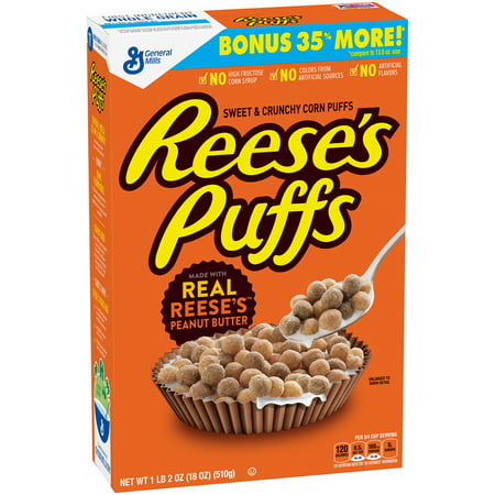 Reeses Peanut Butter Puffs Cereal