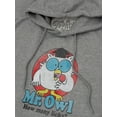 thumbnail image 2 of Tee Luv Men's Faded Mr Owl How Many Licks Tootsie Pop Candy Hoodie (3XL), 2 of 3