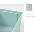 thumbnail image 3 of MesaSe 2Pcs Storage Box With Handle Space Saving Plastic Basket For Closet Desk Cabinets Wardrobe, 3 of 6