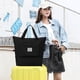 thumbnail image 5 of Bolsa de viaje Bolsa de deporte plegable de gran capacidad Bolsa impermeable para mujer (Negro) Tmvgtek Oficina Multiescena Multifunción, 5 of 8
