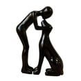 thumbnail image 3 of Estatua de hombre y perro, decoración del hogar, artesanía resistente y elegante, escultura animal para negro, 3 of 9