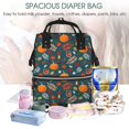 thumbnail image 5 of Pofeuu Autumn with Pumpkins Print Diaper Bag Backpack, Multifunction Travel Pack Maternity Baby Changing Bags, Large Capacity, Waterproof, 5 of 6
