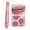 D, variant on Lipstick Non Sticky Long Lasting, Clear Solid Lipstick Press Type, Accurate Application Soft Texture Moisturizing, Convenient Compact Size Travel Friendly