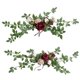 thumbnail image 3 of 2x Decoración de flores artificiales para el pasillo de la boda, decoración de sillas y sillas para ceremonias, decoración floral para el respaldo de Estilo A, 3 of 8