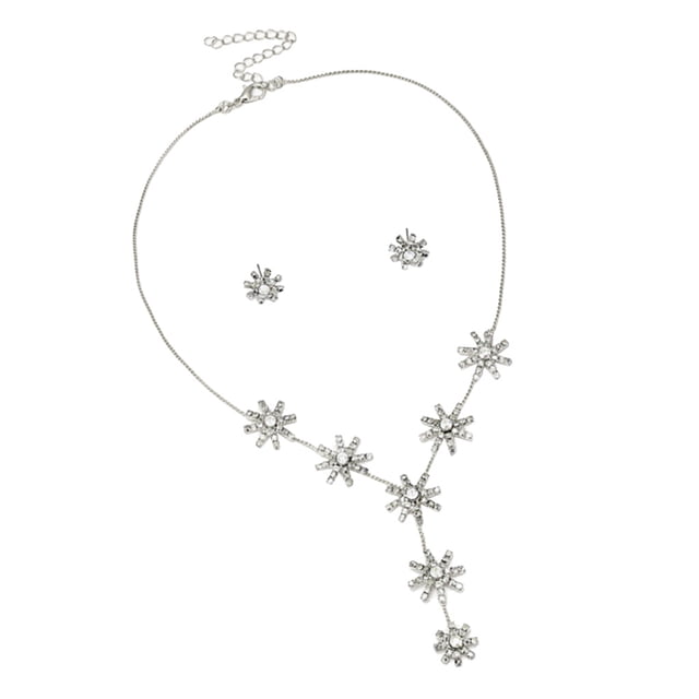Conjunto de joyas de cristal para mujeres Hugo Girasol