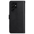 thumbnail image 4 of SaniMore for Samsung Galaxy S23 Ultra Case, with RFID Blocking [2 Card Slots] PU Leather Cover with Detachable Hand Strap Flip Kickstand Magnetic Wallet Cover for Samsung S23 Ultra, Black, 4 of 7