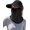 Black, variant on 3-in-1 Wide Brim Sun Hat Visor for Women, Detachable Face & Neck Shield, UPF 50+ Cooling Fabric, Ponytail Friendly, Dark Grey