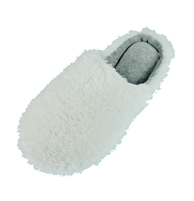 Dearfoams Women's Fluffy Terry Clog Slippers (Medium / 78 B(M)US