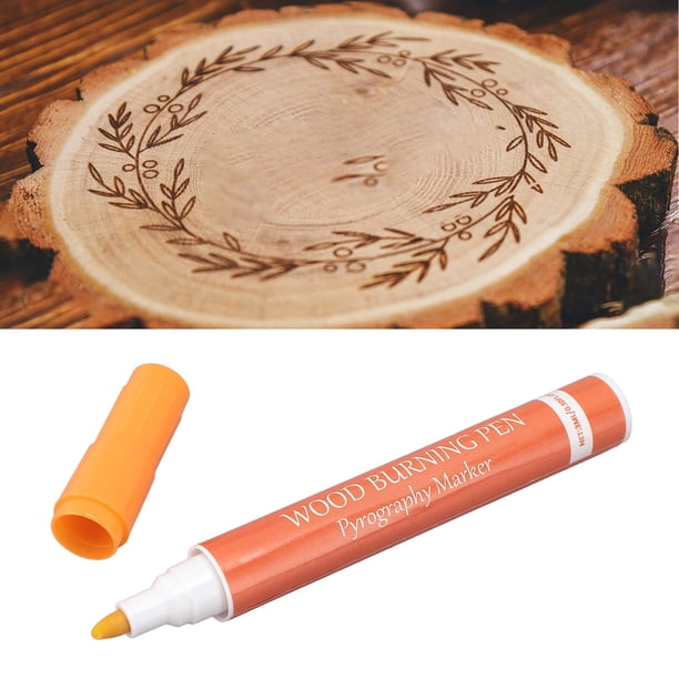Rotulador Para Quemar Madera, 3 Uds., 3ML, Punta Razonable, Tinte Termosensible, Rotulador Para Madera, Uso Conveniente Para Pintura Artesanal