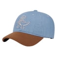 thumbnail image 3 of CYRBOKO Cotton, Outdoor Adjustable Breathable Cotton Baseball Caps for Kids Light Blue Size 2-6 T, 3 of 6