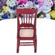 thumbnail image 5 of Silla En Miniatura Para Casa De Muñecas, Color Brillante, Hermoso Material De Abedul Práctico, Muebles De Madera Para Casa De Muñecas En Miniatura Para Casa De Muñecas 1:12 ANGGREK Otros, 5 of 8