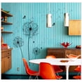 thumbnail image 5 of Black Dandelion Wall Sticker, DIY Home Decor PVC Wall Art Decal, Large Peel-and-Stick Removable Black Floral Mural, for Living Room Bedroom Nursery, 120cm x 80cm, 5 of 8