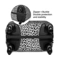 thumbnail image 4 of Balery Luggage Cover Black Leopard Print Suitcase Covers for Luggage Elastic Washable Suitcase Protector Fits 18-32 Inch Luggage-X-Large, 4 of 9