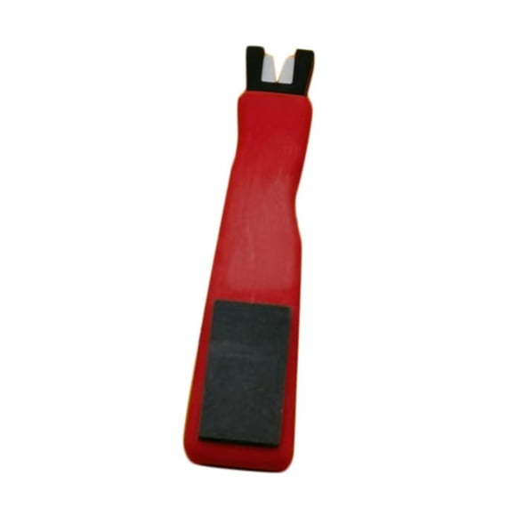 Afilador de Patines de Hielo Colamx Manual Doble Cara Rojo y Gris