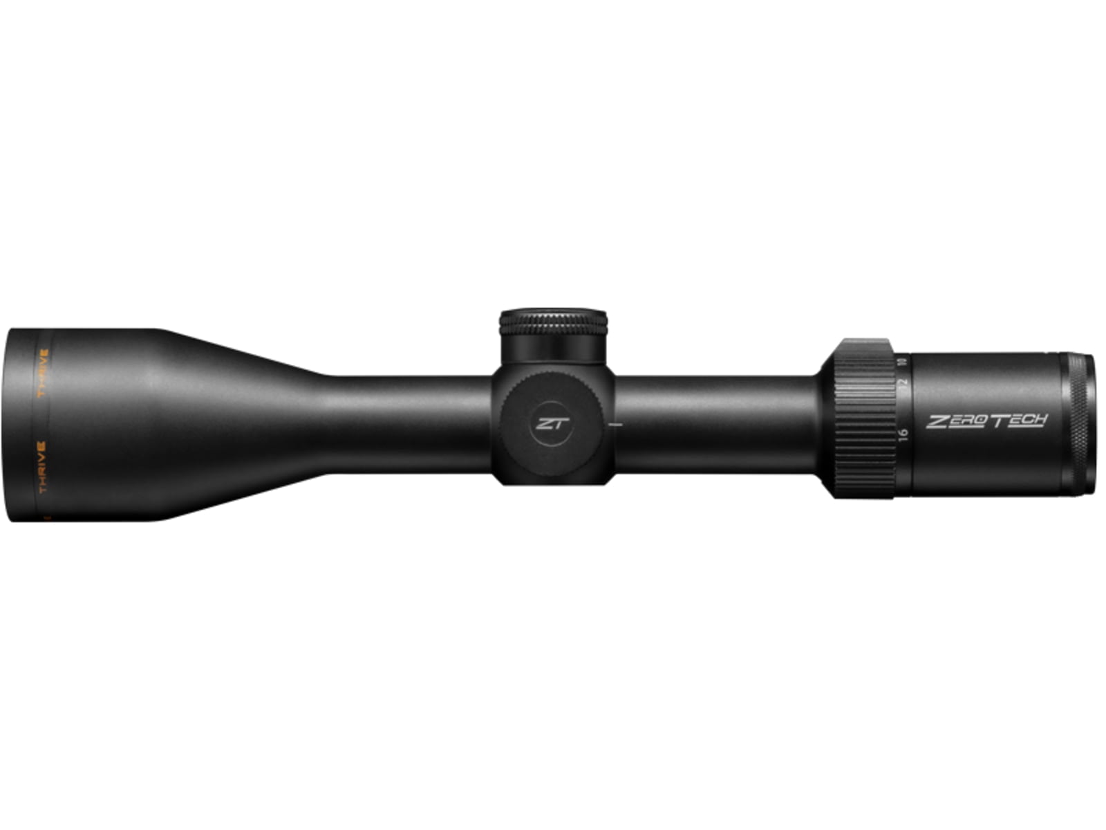 ZeroTech Optics Thrive 4-16x50mm 30mm Tube Rifle Scope, Second Focal Plane, German G4 Reticle, Black