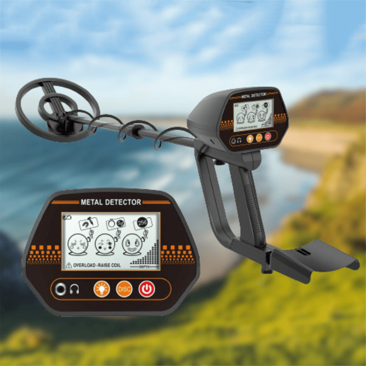High Sensitivity Treasure Finder Handheld Underground Metal Detector