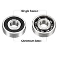 thumbnail image 2 of Deep Groove Ball Bearing 6200RS Single Sealed, 10mmx30mmx9mm Chrome Steel 2Pcs, 2 of 4